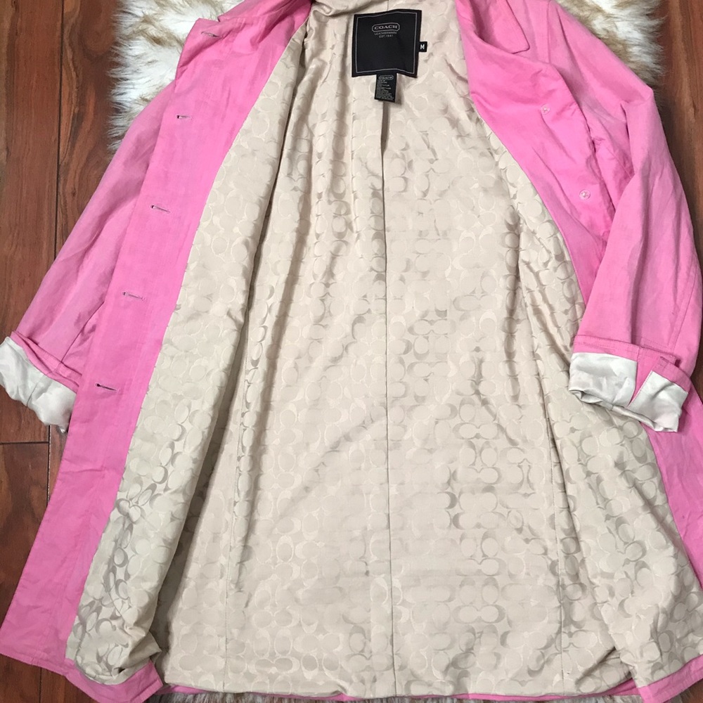 Coach coated canvas driving coat - Picture 8 of 10